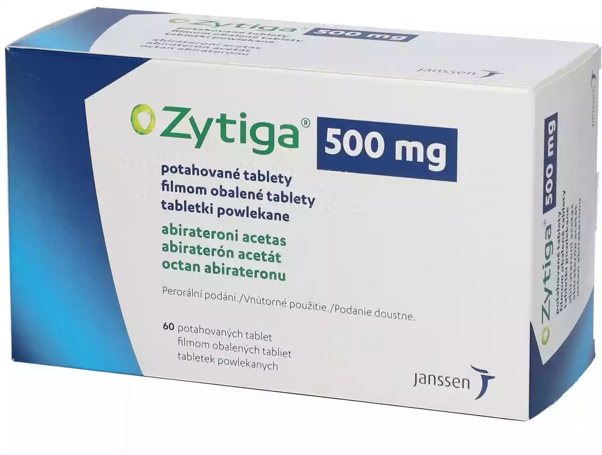 Φάρμακο Zytiga (αμπιρατερόνη): Ανδρογονική αναστολή για καρκίνο προστάτη.