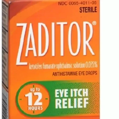Φάρμακο Zaditor (κετοτιφαίνη): Αντιισταμινικό για αλλεργική επιπεφυκίτιδα