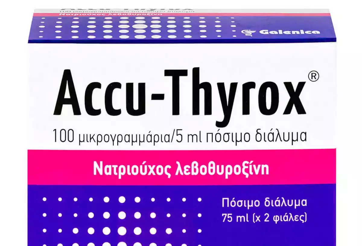 Φάρμακο Accu-Thyrox (λεβοθυροξίνη): Αποτελεσματική θεραπεία για τον υποθυρεοειδισμό.